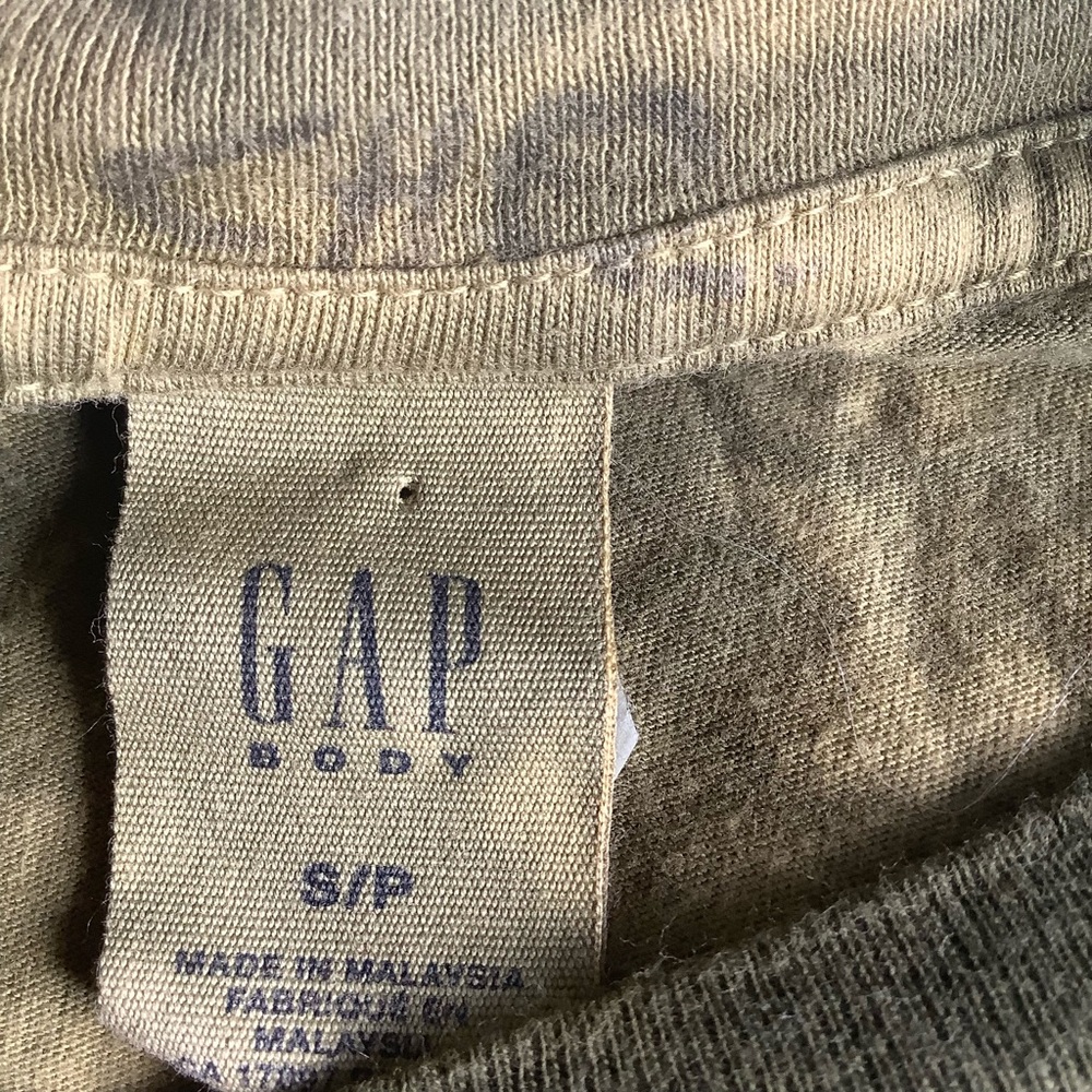GAP Tie-Dye Short Sleeve Tee - Olive Green - Picture 5 of 6